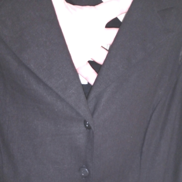 Reese Kelly 55% Linen / Rayon Blend Black Dress Size Medium NWOT - Picture 3 of 6
